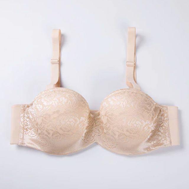 Sexy Lace Padded Full Coverage Multiway Strapless bra 36 38 40 44  B/C/D/DD/E Cup